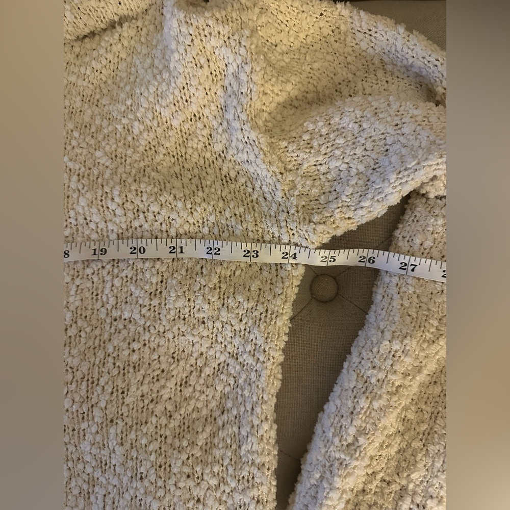 Sanctuary Cream Button-Up Cropped Sweater - Picture 7 of 8